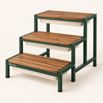 Paldren GreenStep Three-Tier Balcony Plant Stand