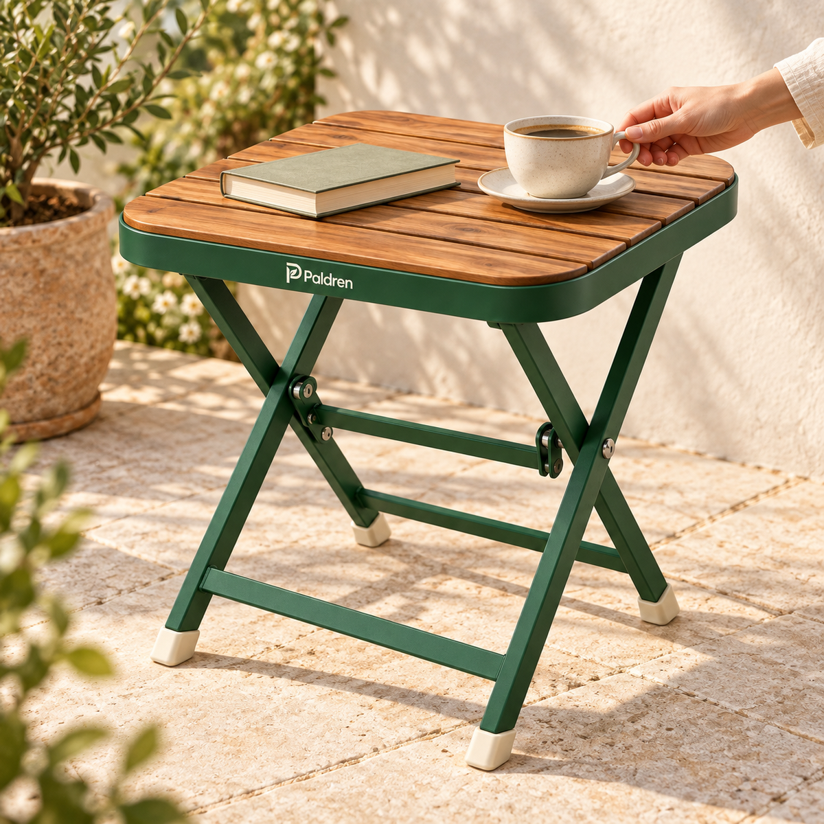 Paldren PatioFold Folding Outdoor Side Table